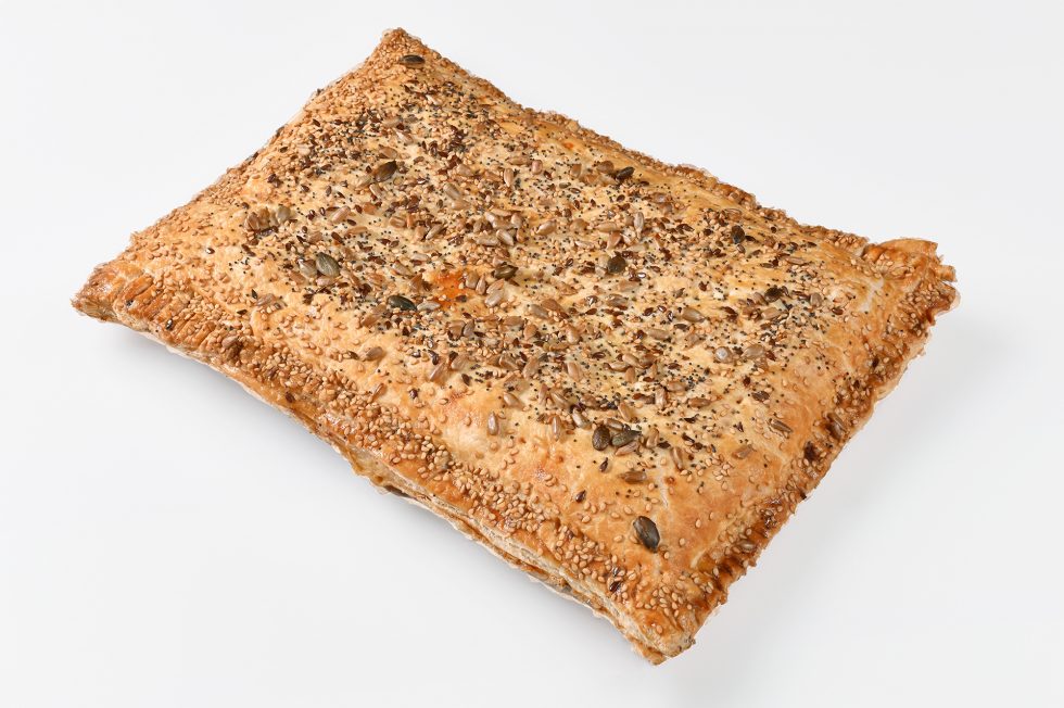 Empanada de cecina, membrillo y foie