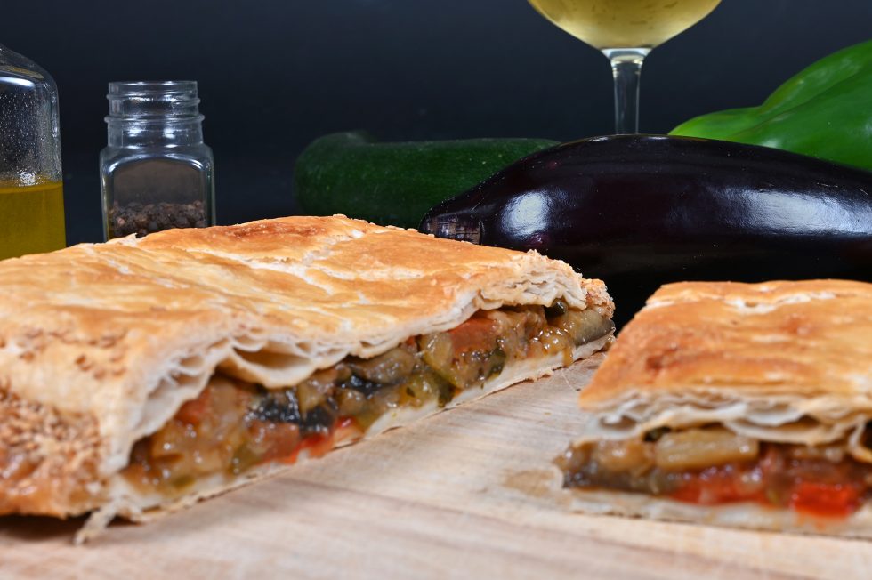 Empanada vegetal Pisto